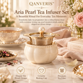 Qanveris™ Aria Pearl Tea Infuser Set