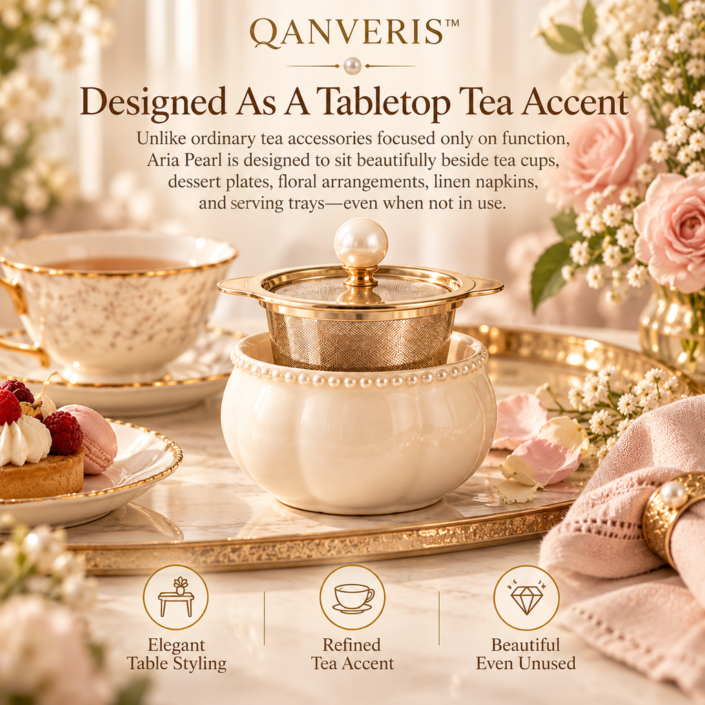 Qanveris™ Aria Pearl Tea Infuser Set