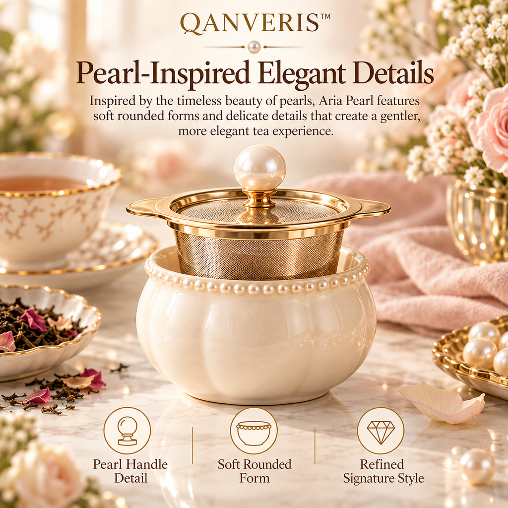 Qanveris™ Aria Pearl Tea Infuser Set