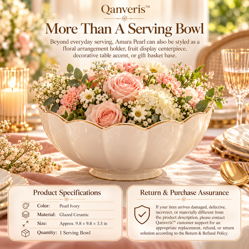 Qanveris™ Amara Pearl Serving Bowl